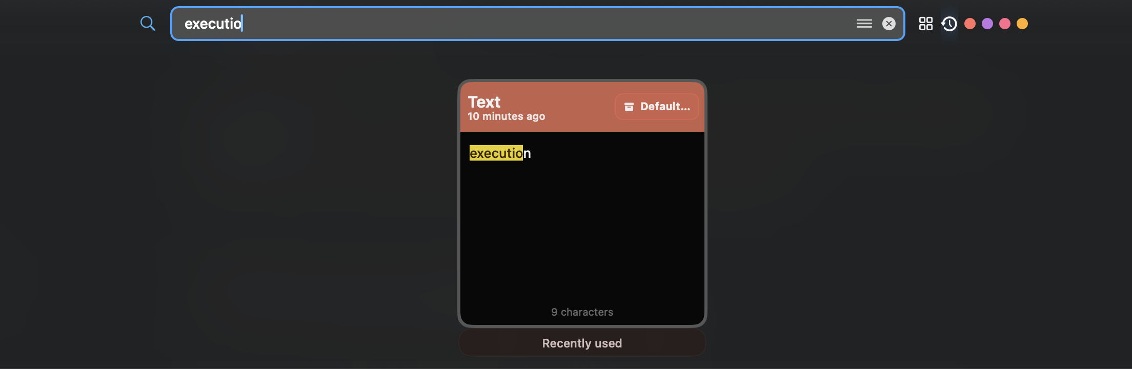 TextStow instant search - Mac clipboard search